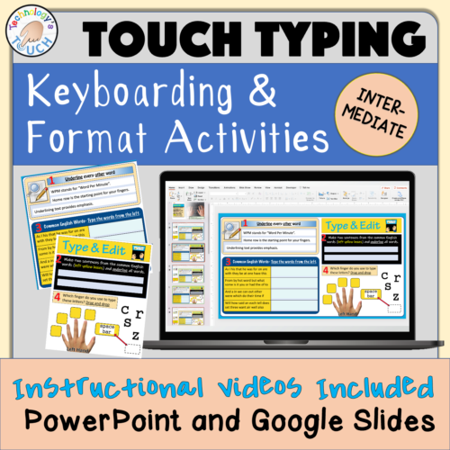 Intermediate Touch Typing PLUS Basic Computer Editing Skills's featured image