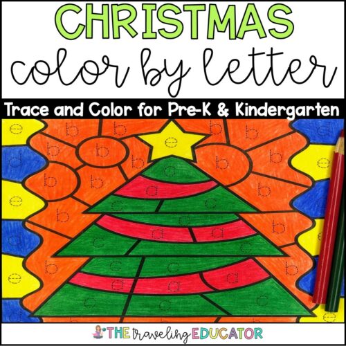 Christmas Color by Letter | Christmas Coloring Pages | Color by Code's featured image