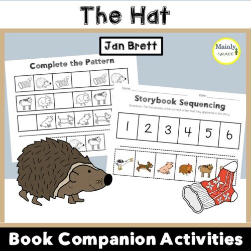 The Hat: Jan Brett Book Companion Activities - Elementary & Special Education's featured image