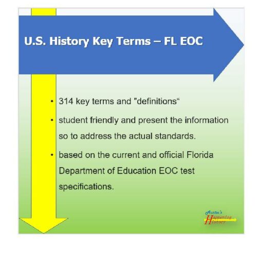 Florida U.S. History EOC Key Terms
