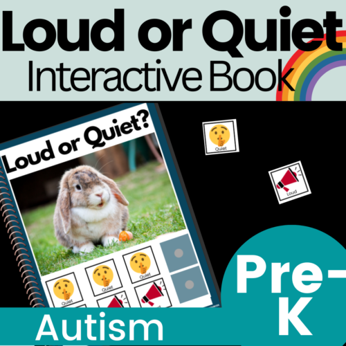 Loud or Quiet Interactive Book Preschool Autism Special Education Basic Concepts's featured image