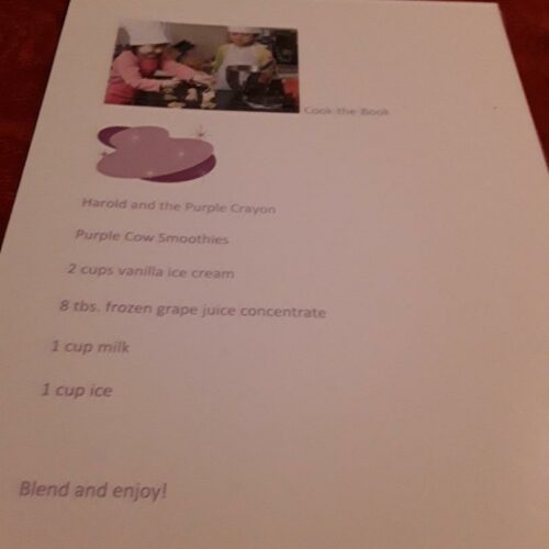 Purple Cow Smoothies Recipe Card's featured image