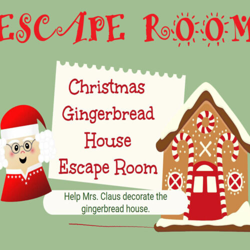 Christmas Gingerbread House Escape Room Class's featured image