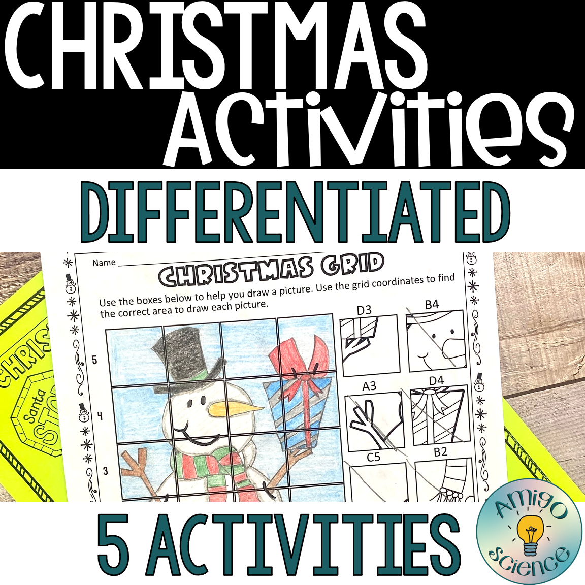 Fun Christmas Activities | Christmas Worksheets | Differentiated Worksheets