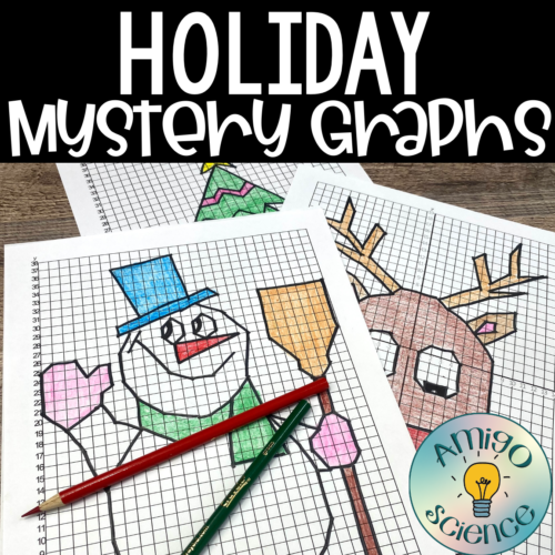 Holiday | Christmas | Hanukkah | Differentiated Graphing Mystery Pictures's featured image