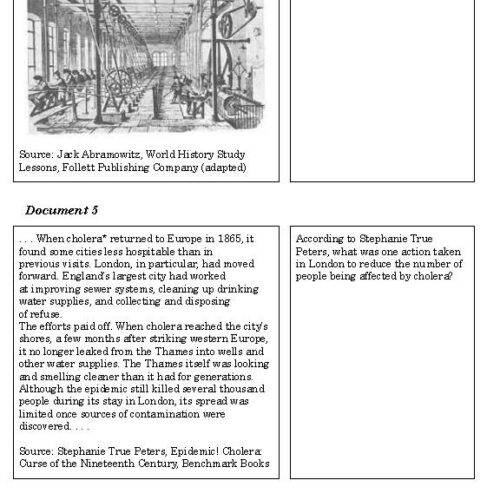 The Industrial Revolution DBQ Classful