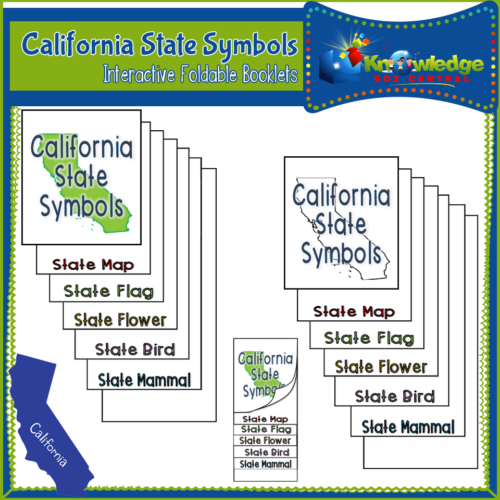California State Symbols Interactive Foldable Booklets's featured image