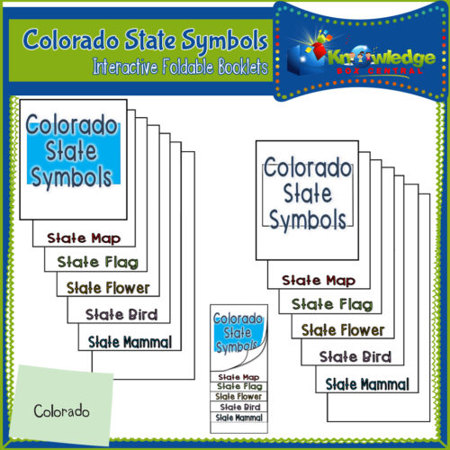 Colorado State Symbols Interactive Foldable Booklets's featured image