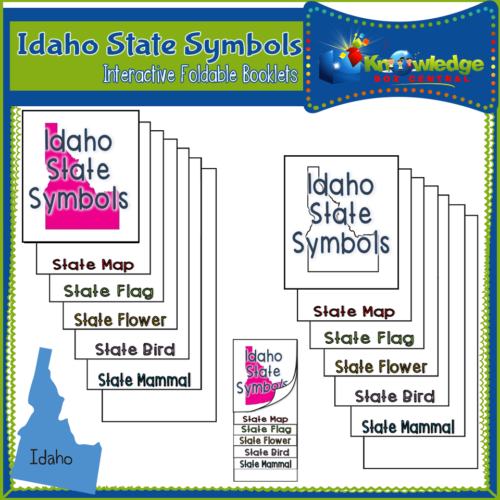 Idaho State Symbols Interactive Foldable Booklets's featured image