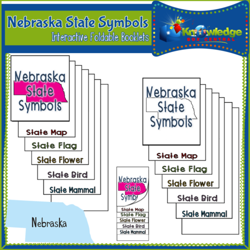 Nebraska State Symbols Interactive Foldable Booklets's featured image