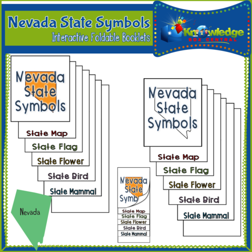 Nevada State Symbols Interactive Foldable Booklets's featured image