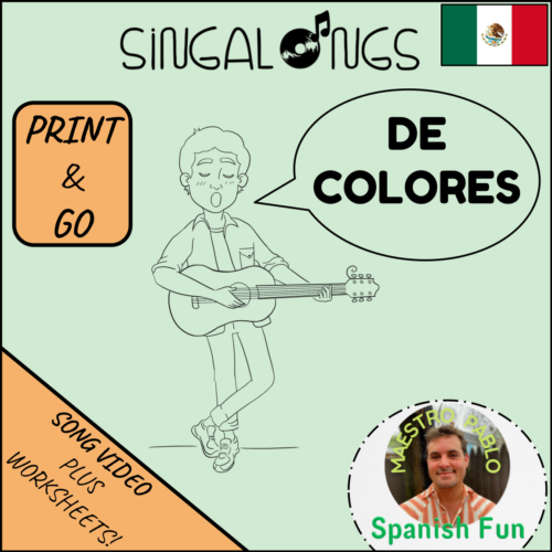 De Colores Song Video and Printable Worksheets Classful