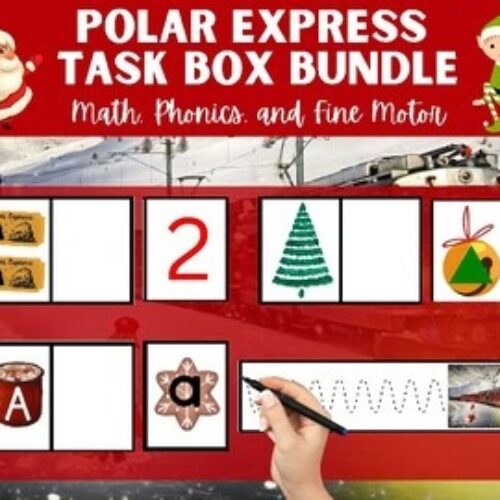 Special Education Christmas Activities Polar Express Math, Literacy, Fine Motor's featured image