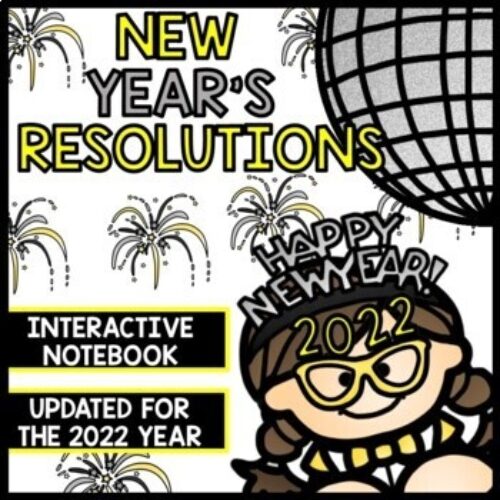 2022 New Year's Resolutions - Interactive Notebook - Reading Writing - Flip Book's featured image