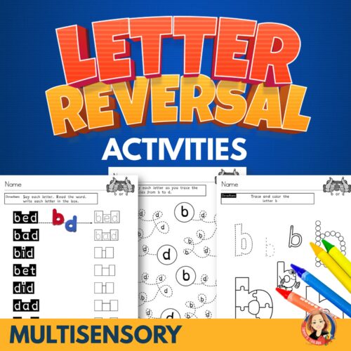 Letter Reversal Resource Binder of Activities b d p q g's featured image
