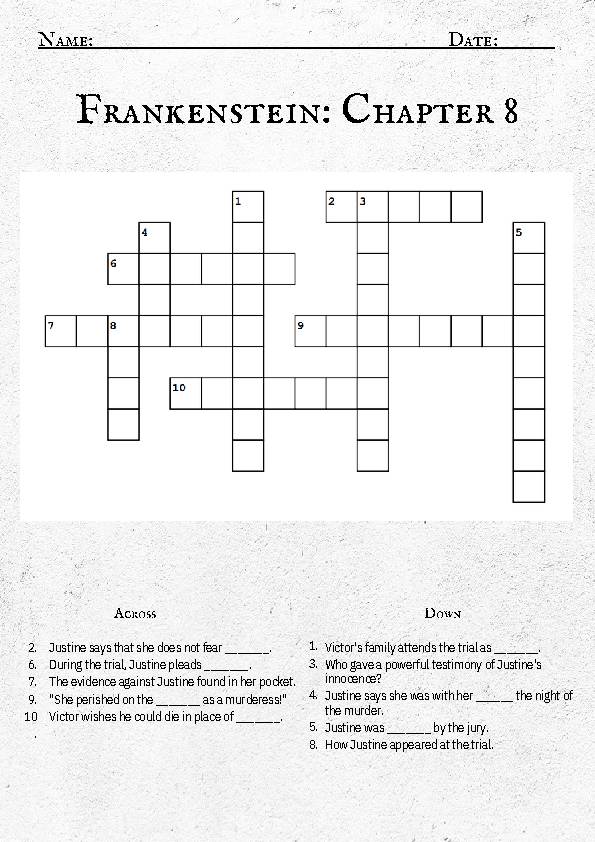 Romeo and Juliet Crossword Puzzle Bundle Acts 1 5 (5 puzzles in total