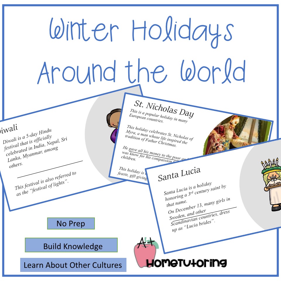 Winter Holidays Around the World Classful