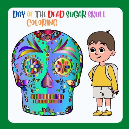 DAY OF SUGAR SKULL COLORING's featured image