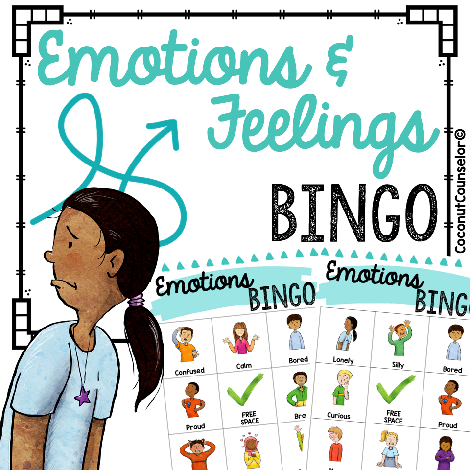 Emotions And Feelings Bingo Game - Classful