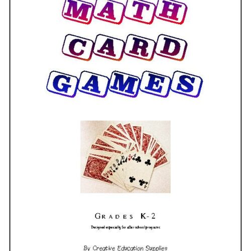Math Card Games K-2 (For classrooms and after school programs)'s featured image
