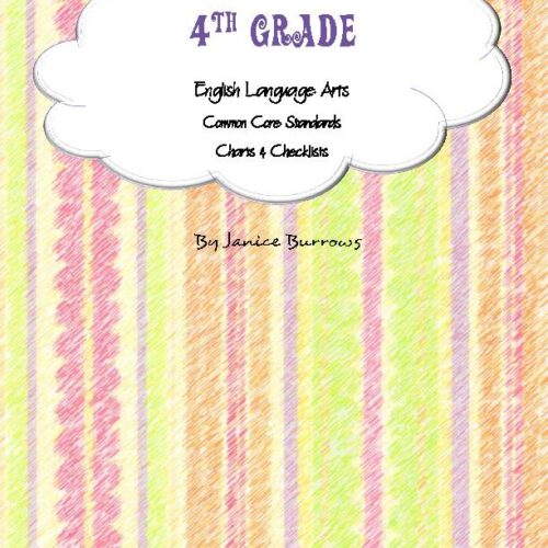 4th Grade Common Core English Language Arts Charts & Checklists's featured image
