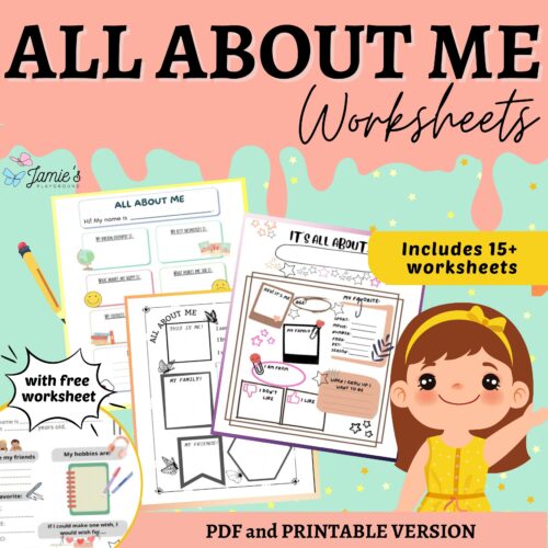 Interactive Back To School Activity: All About Me Worksheets's featured image