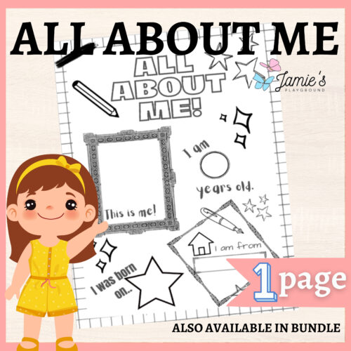 Interactive Back To School Writing Activity: All About Me Worksheet 3's featured image