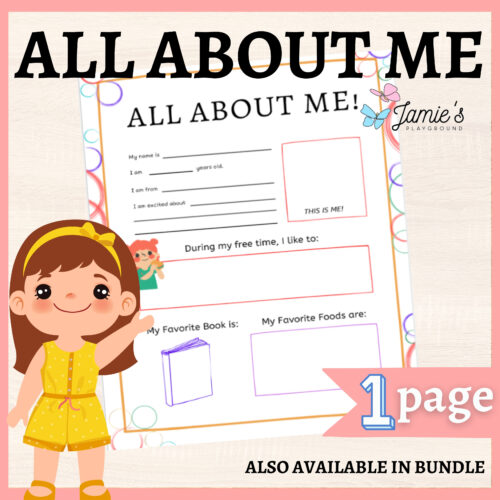 Interactive Back To School Writing Activity: All About Me Worksheet 4's featured image