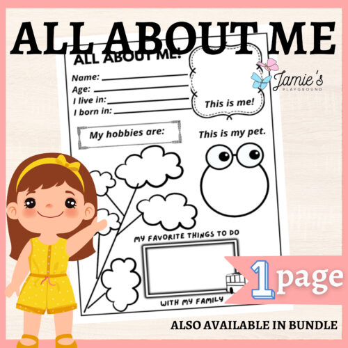 Interactive Back To School Writing Activity: All About Me Worksheet 11's featured image