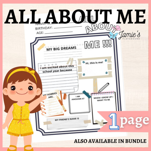 Interactive Back To School Writing Activity: All About Me Worksheet 15's featured image