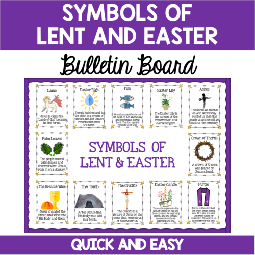 Christian Bulletin Board: The Symbols of Lent and Easter's featured image