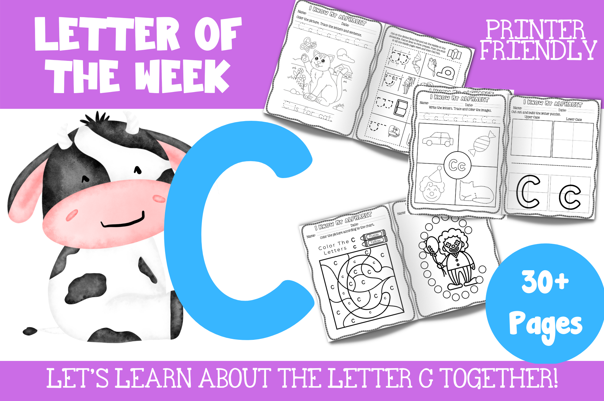 30-pages-of-letter-c-themed-workbook-with-no-prep-worksheets-and-activities-for-prek-classful