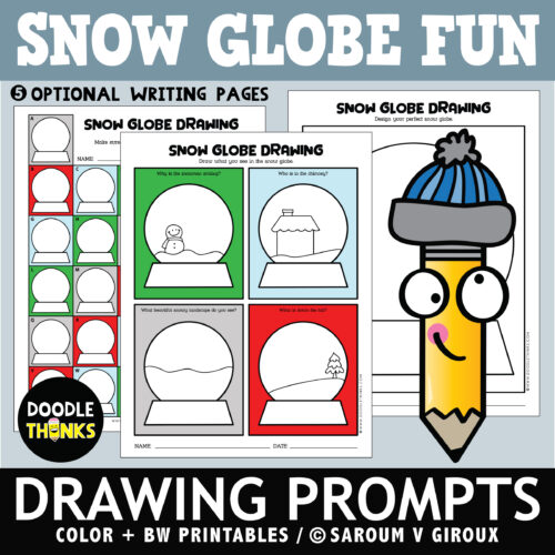 Snow Globe Drawing Prompts's featured image