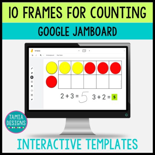 Jamboard - 10 frame for addition and subtraction problems's featured image