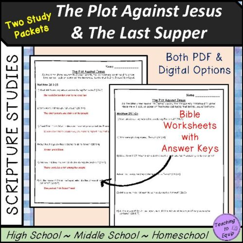 Plot against Jesus & the Last Supper Scripture Bible Study Easter's featured image