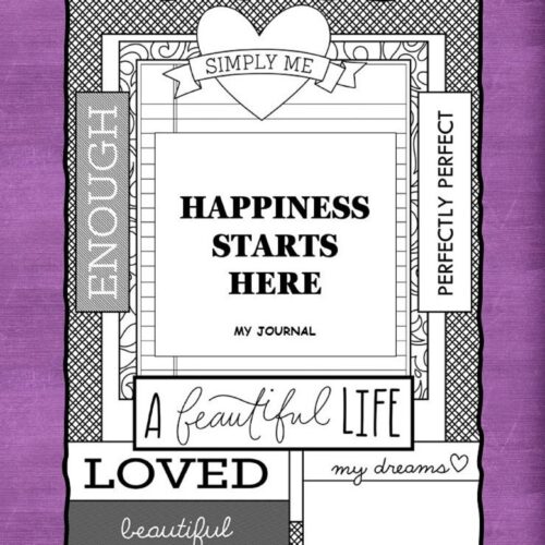Happiness starts here - journal pages's featured image