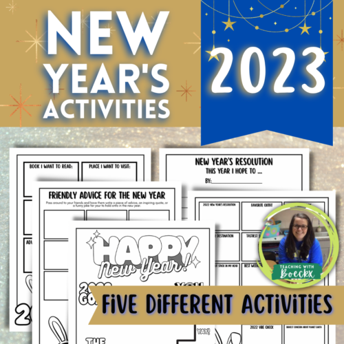 New Year's 2023 Activities - Resolution, Goal Setting, Find a Friend's featured image