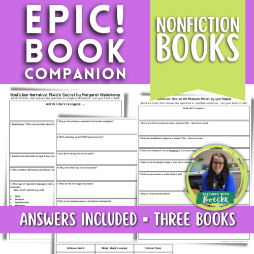 Reading Comprehension: Nonfiction Book Question Sets from getEpic!'s featured image