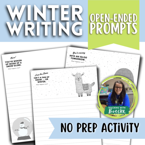 Creative Writing: Winter Story Starters - Open-Ended Prompts's featured image