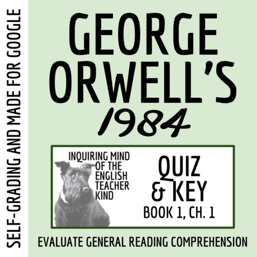 1984 Book 1 Chapter 1 Quiz for Google Drive's featured image