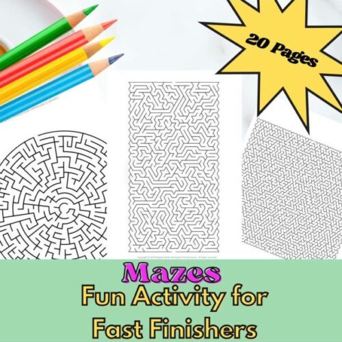 Printable Mazes for Fast Finishers's featured image