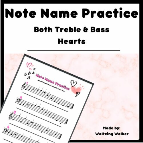 Note Name Practice - Hearts's featured image