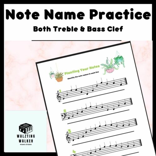 Note Name Practice - Garden's featured image