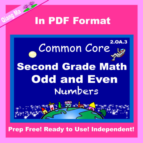 2nd Grade Math Odd and Even Numbers 2.OA.3's featured image