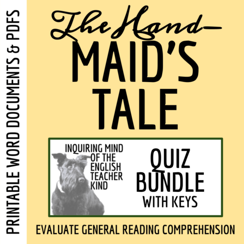 The Handmaid's Tale Quiz and Answer Key Bundle (Printable)'s featured image