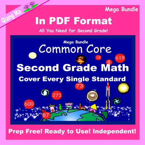 2nd Grade Math Year Long Mega Bundle All Common Core Standards Covered's featured image