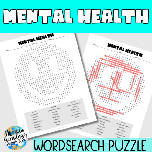 Mental Health Word Search Puzzle's featured image