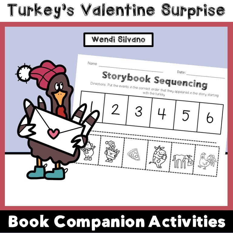 Turkey's Valentine Surprise: Book Companion Activities for Elementary and Special Education