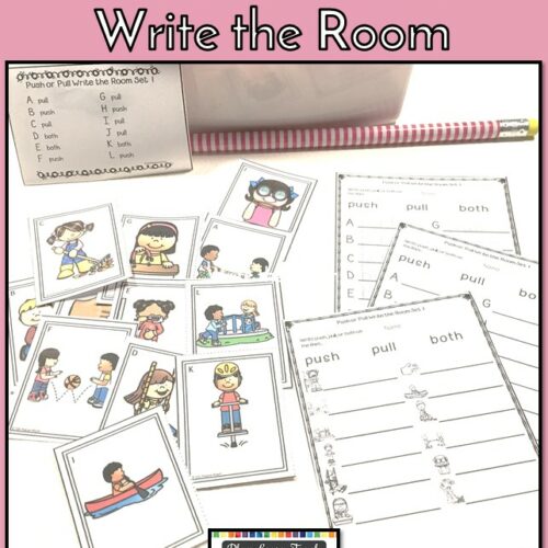 Push Writing Push Pull Write the Room - Classful