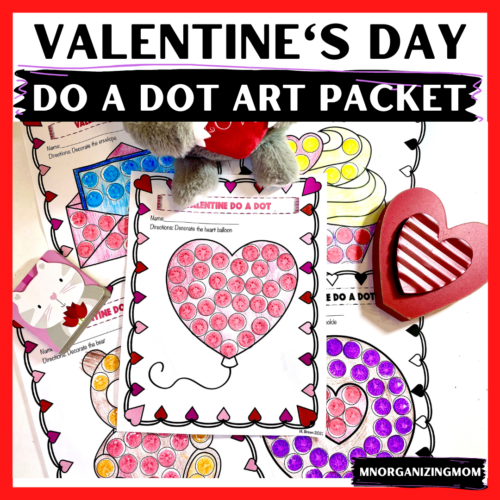 Valentine's Day Do A Dot Art Packet's featured image